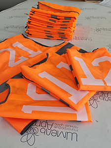 Печать принтов на рабочей одежде в типографии